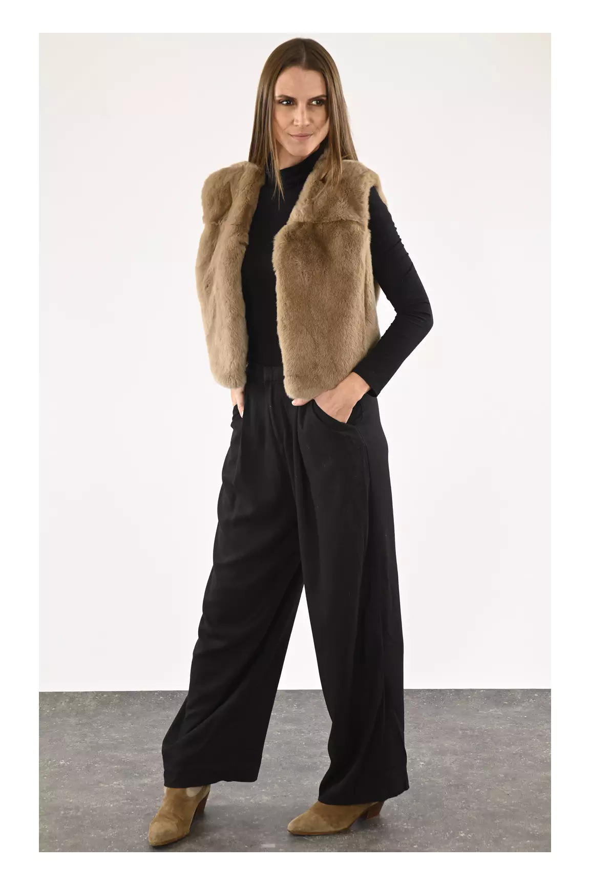 La Canadienne Autres Gilets Femme couleur marron