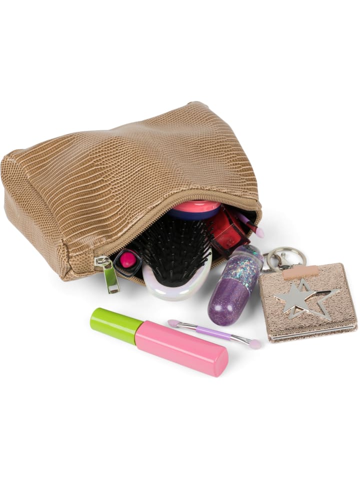 styleBREAKER Kosmetiktasche in Braun günstig kaufen onesize