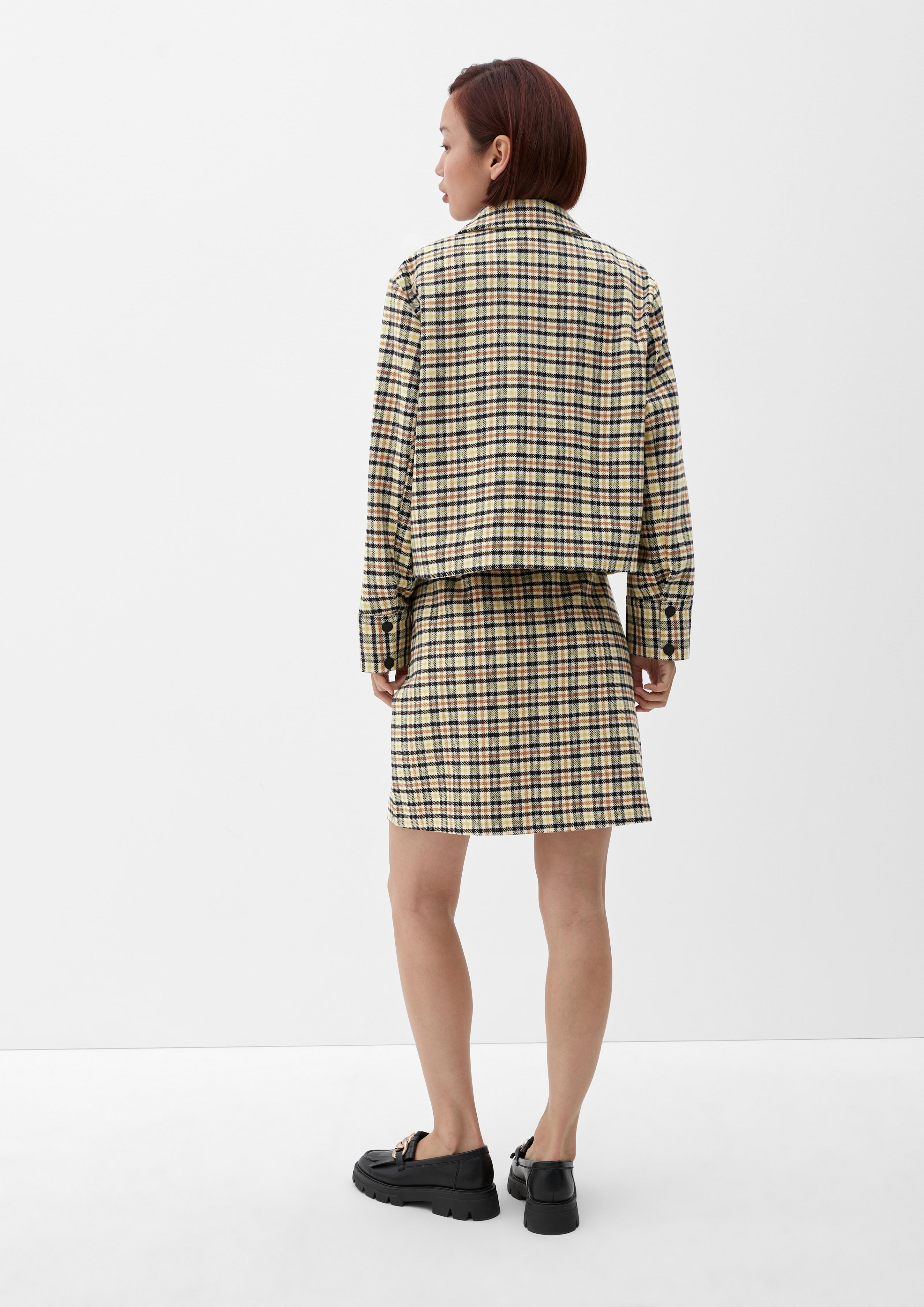 Jacke mit Karomuster  2121592-81N6