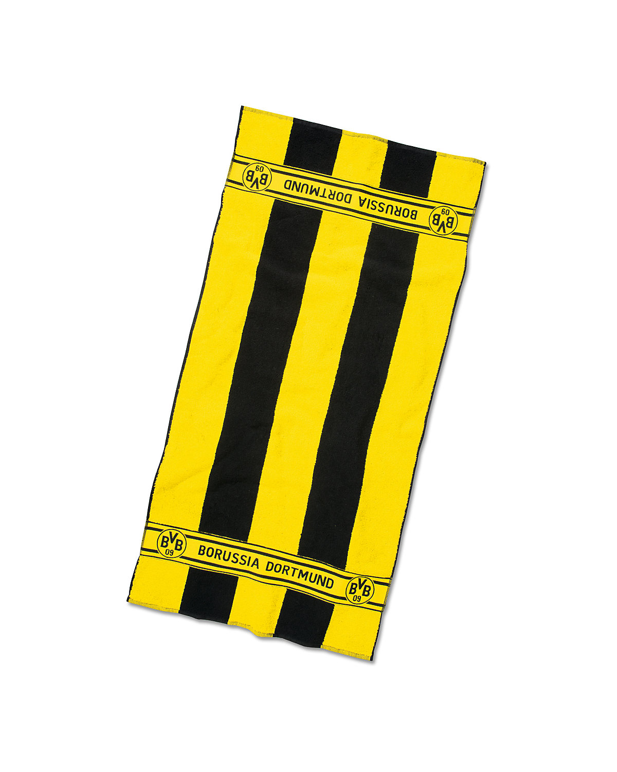 BVB-Handtuch mit Blockstreifen 50x100cm