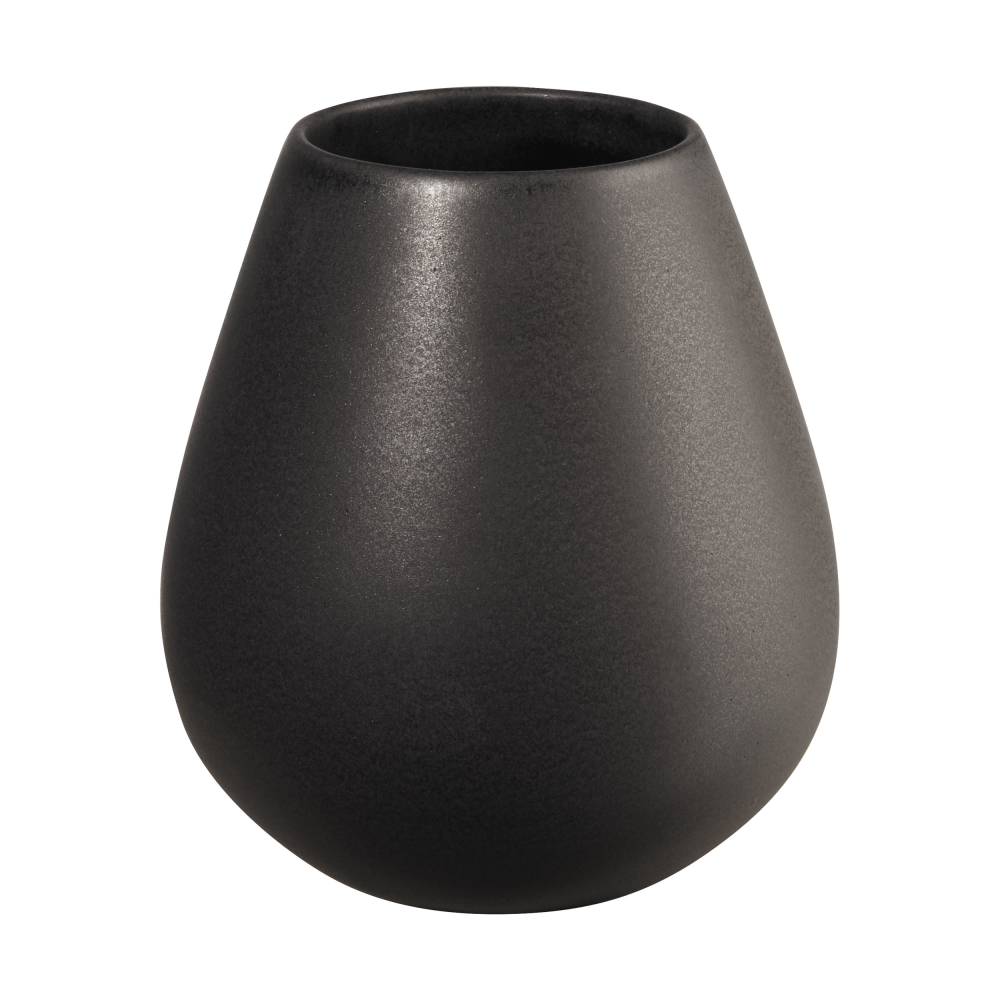 Vase Ease schwarz matt