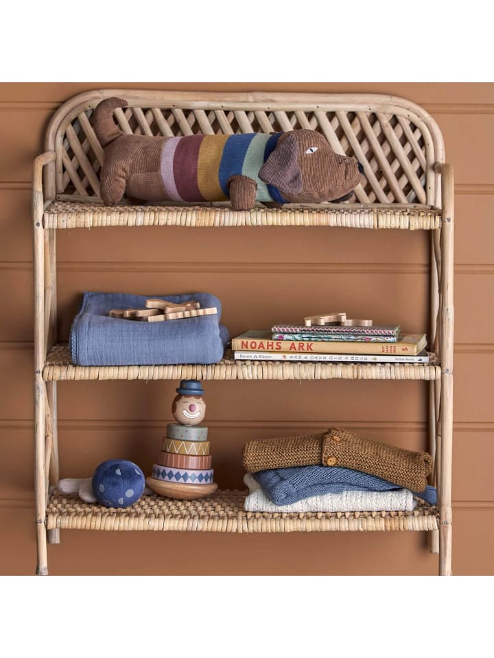 Bloomingville mini Wickeltuch Muslin in Blau günstig kaufen onesize