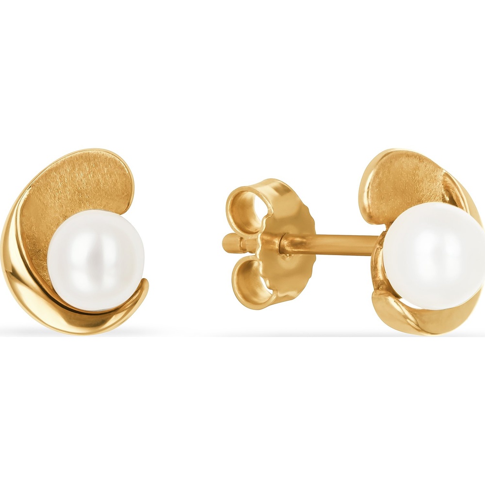 FAVS Boucles d'oreilles à fermoir à poussette 375 Or jaune Boucles d'oreilles
