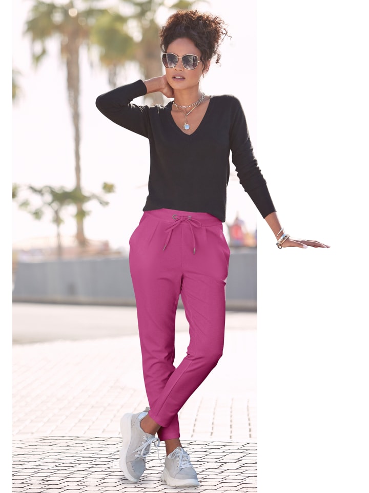 LASCANA Schlupfhose in pink günstig kaufen