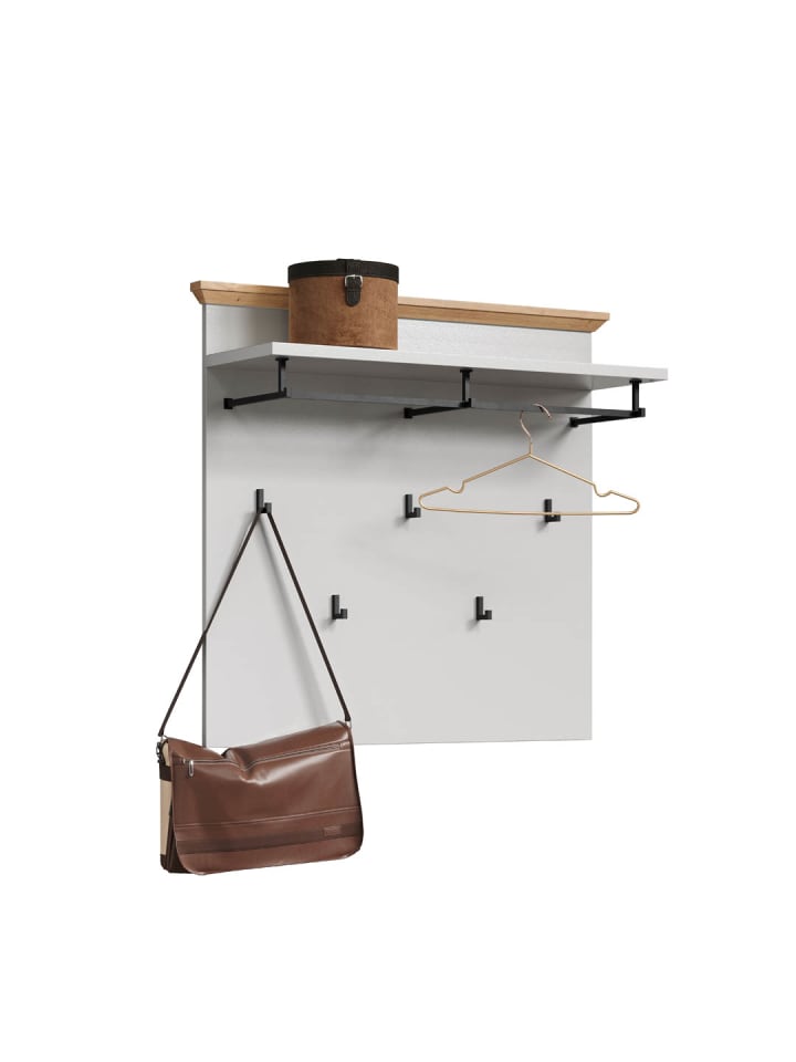 ebuy24 Wandgarderobe Landside Grau 91 x 27 cm günstig kaufen onesize