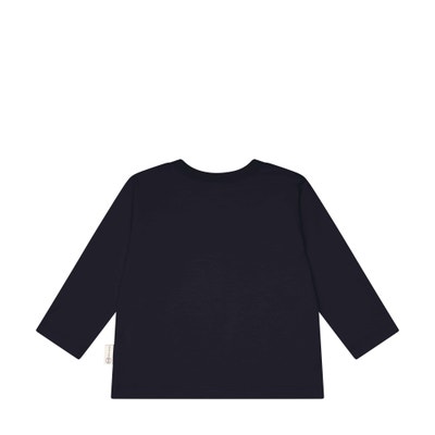 T-Shirt langarm GOTS, dunkelblau