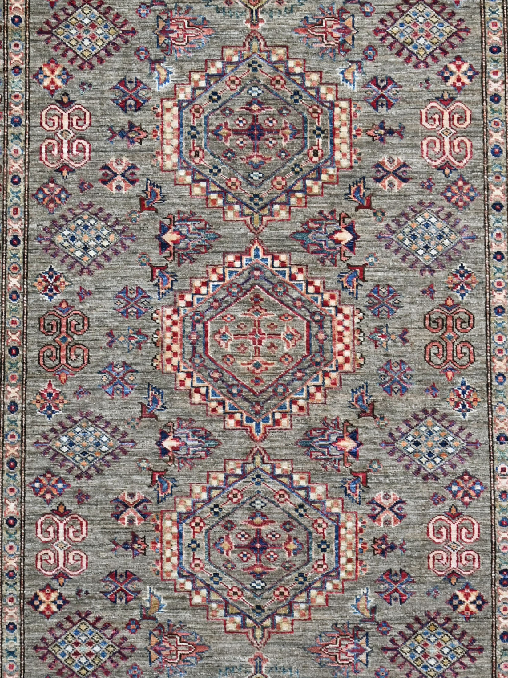 Kazak Ghazni ca. 153 x 215 cm, Unikat / Einzelstück