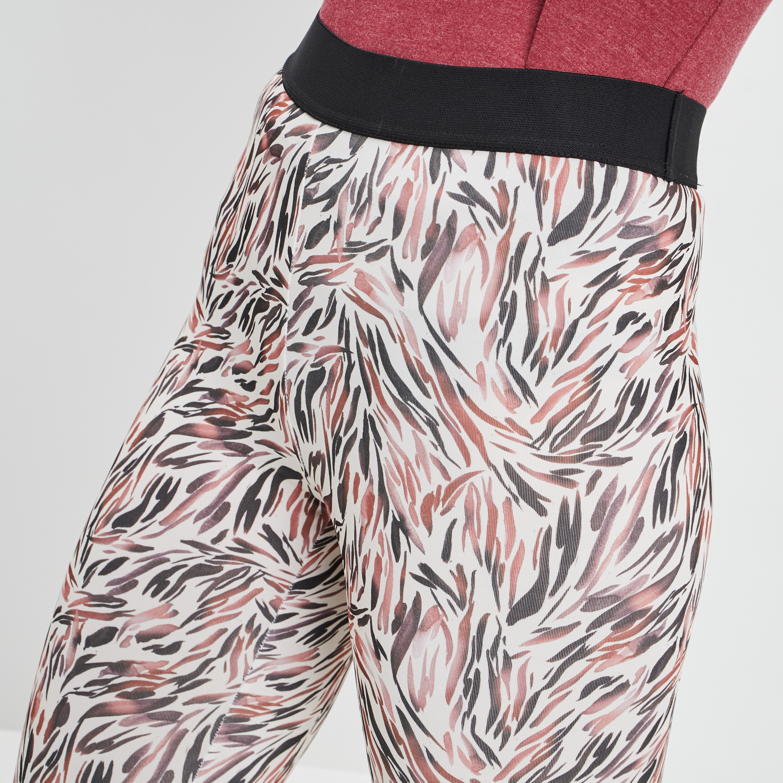 Legging taille haute ecru femme | La Halle