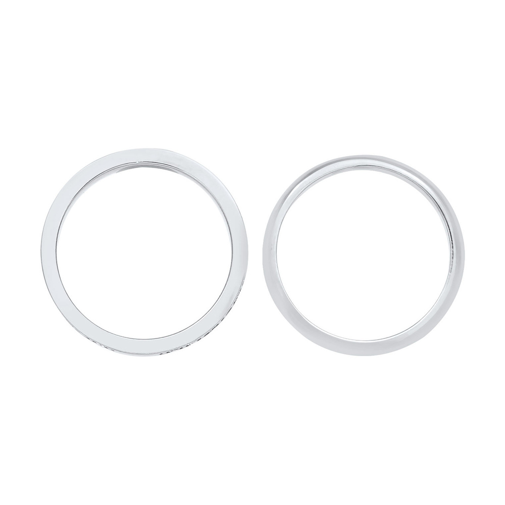 Elli Elli Bague Bague pour dames - Ensemble Memorie - Tendance de base avec cristaux e Bague