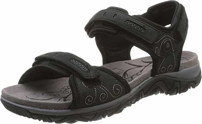 MEPHISTO Komfort Sandalen schwarz