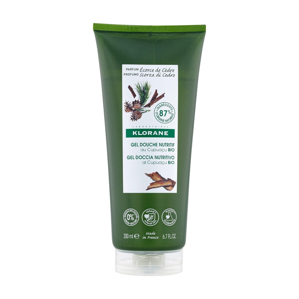 Klorane Ecorce de cèdre Gel douche 200ml Gel douche