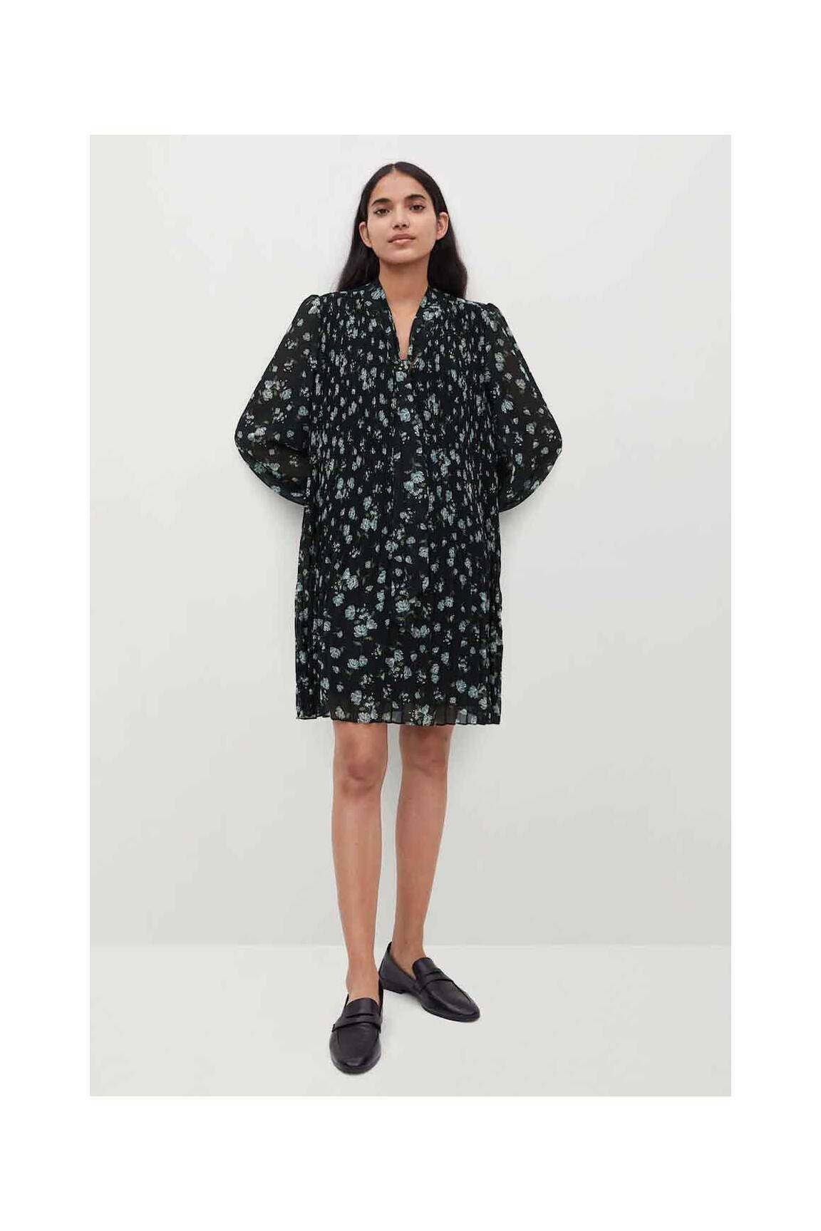 Mango Ensembles Robe Femme couleur bleu