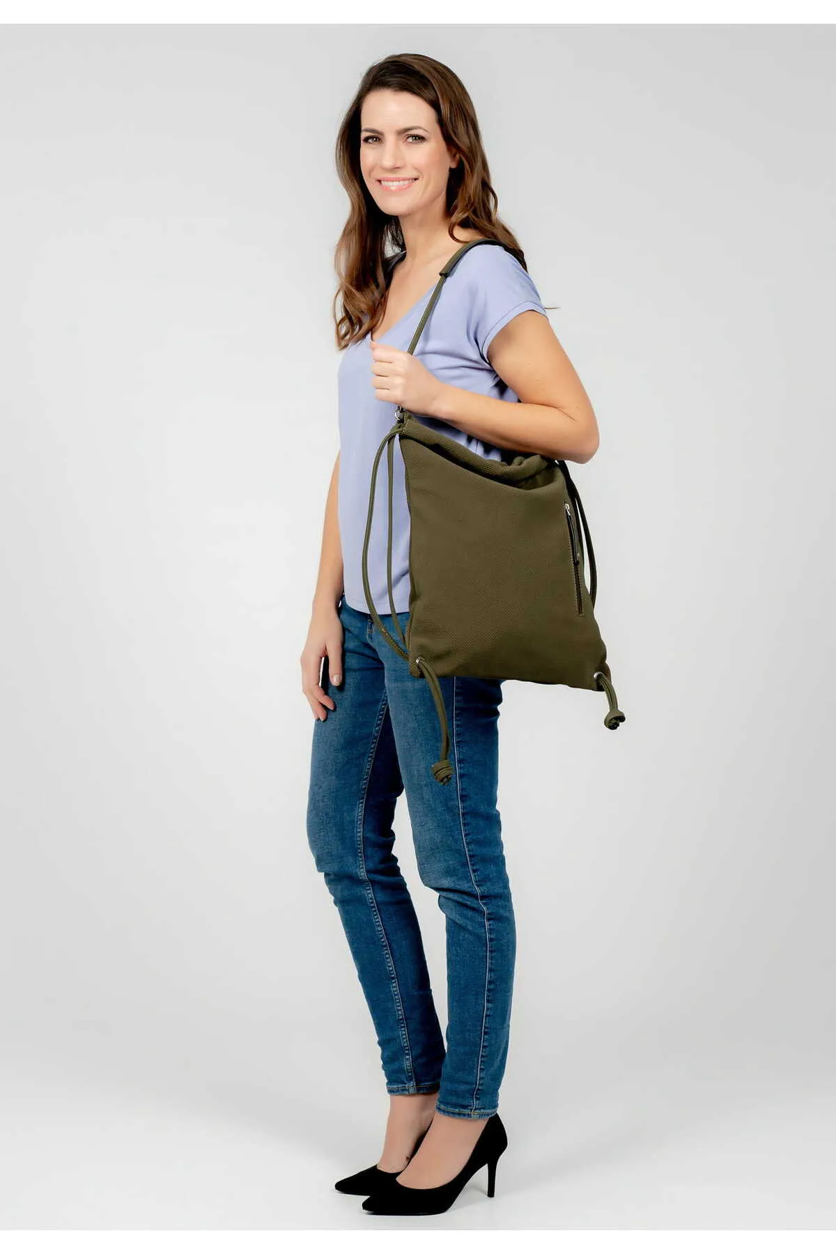SURI FREY  Rucksack - Braun - Unifarben