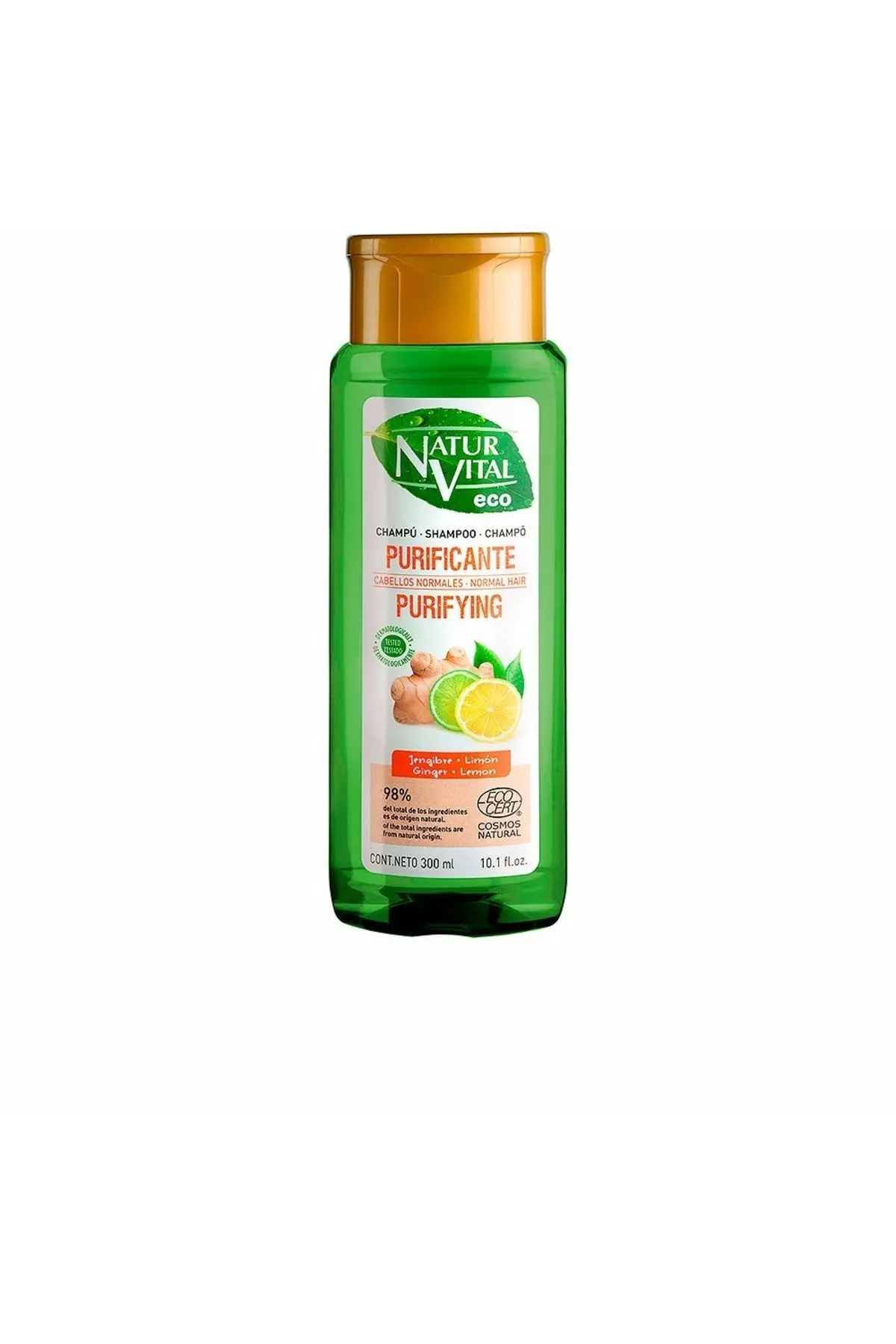 Natur Vital  Eco Purificante Jengibre Y Limón Champú Natur Vital 300 ml