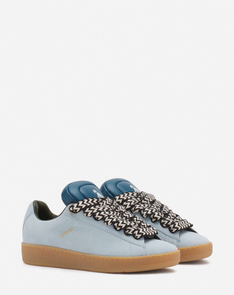 SNEAKERS HYPER CURB LANVIN X FUTURE EN CUIR ET SUEDE