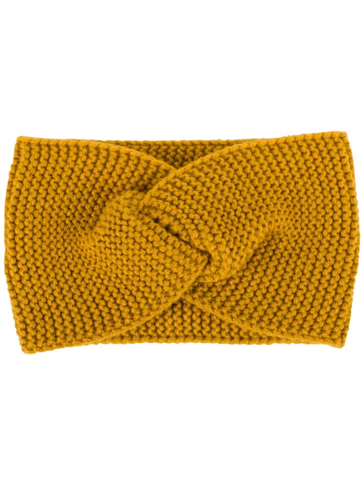 styleBREAKER Strick Stirnband in Curry günstig kaufen onesize