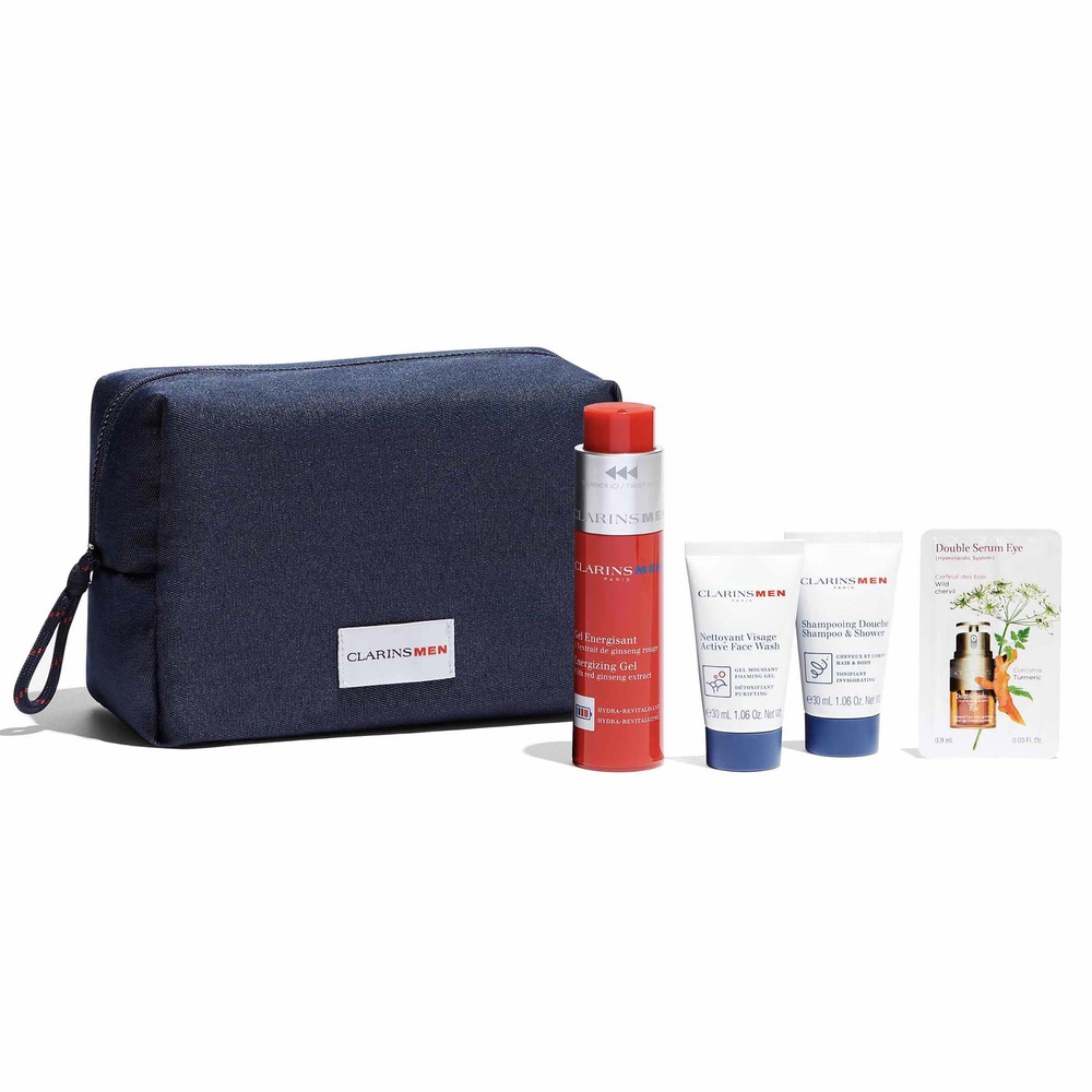 Clarins Coffret ClarinsMen Energisant Essentiels nettoyants & énergisants. Coffret