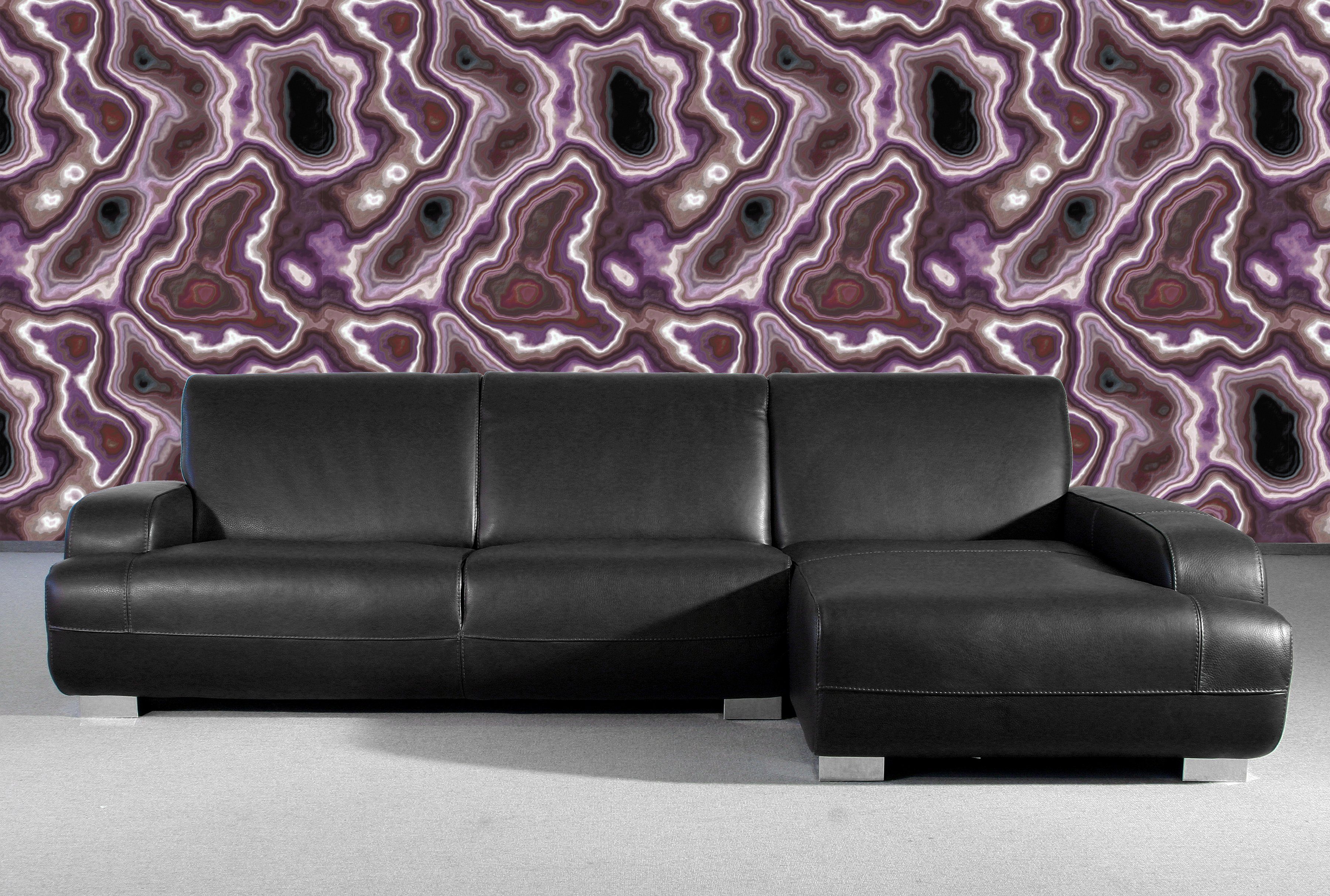 queence Vinyltapete Thiev, Steinoptik, 90 x 250 cm, selbstklebend