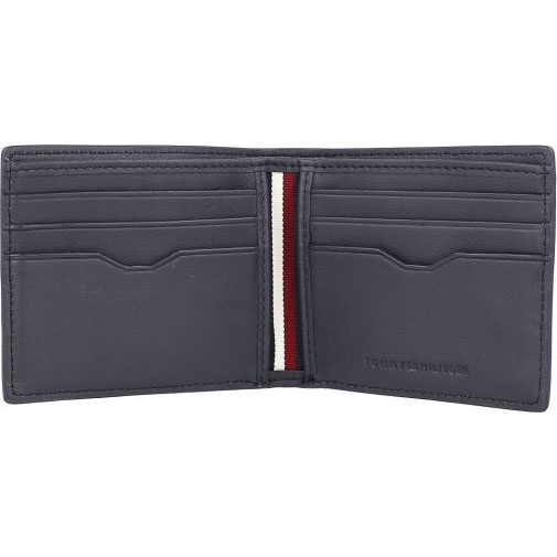 TOMMY HILFIGER TH Central Mini Geldbörse Leder 10 cm