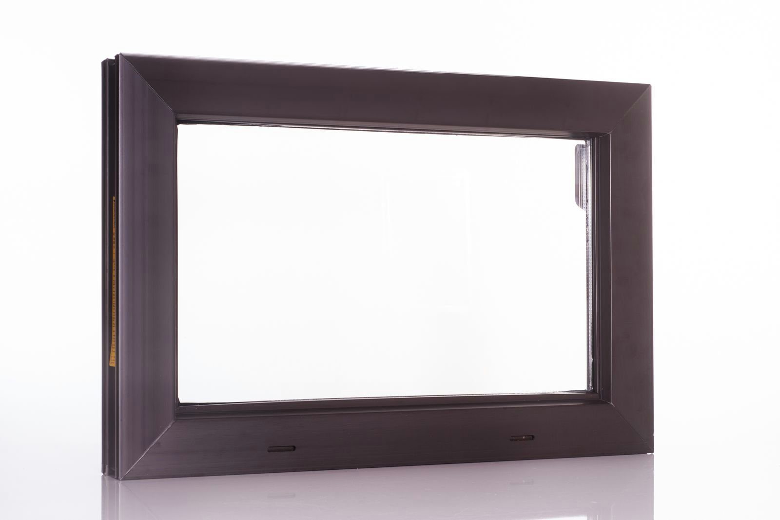 ACO Severin Ahlmann GmbH & Co. KG Kellerfenster ACO 60cm Nebenraumfenster Kippfenster Isoglasfenster Fenster braun Kellerfenster, wärmeisolierende Kunststoff-Hohlkammerprofile