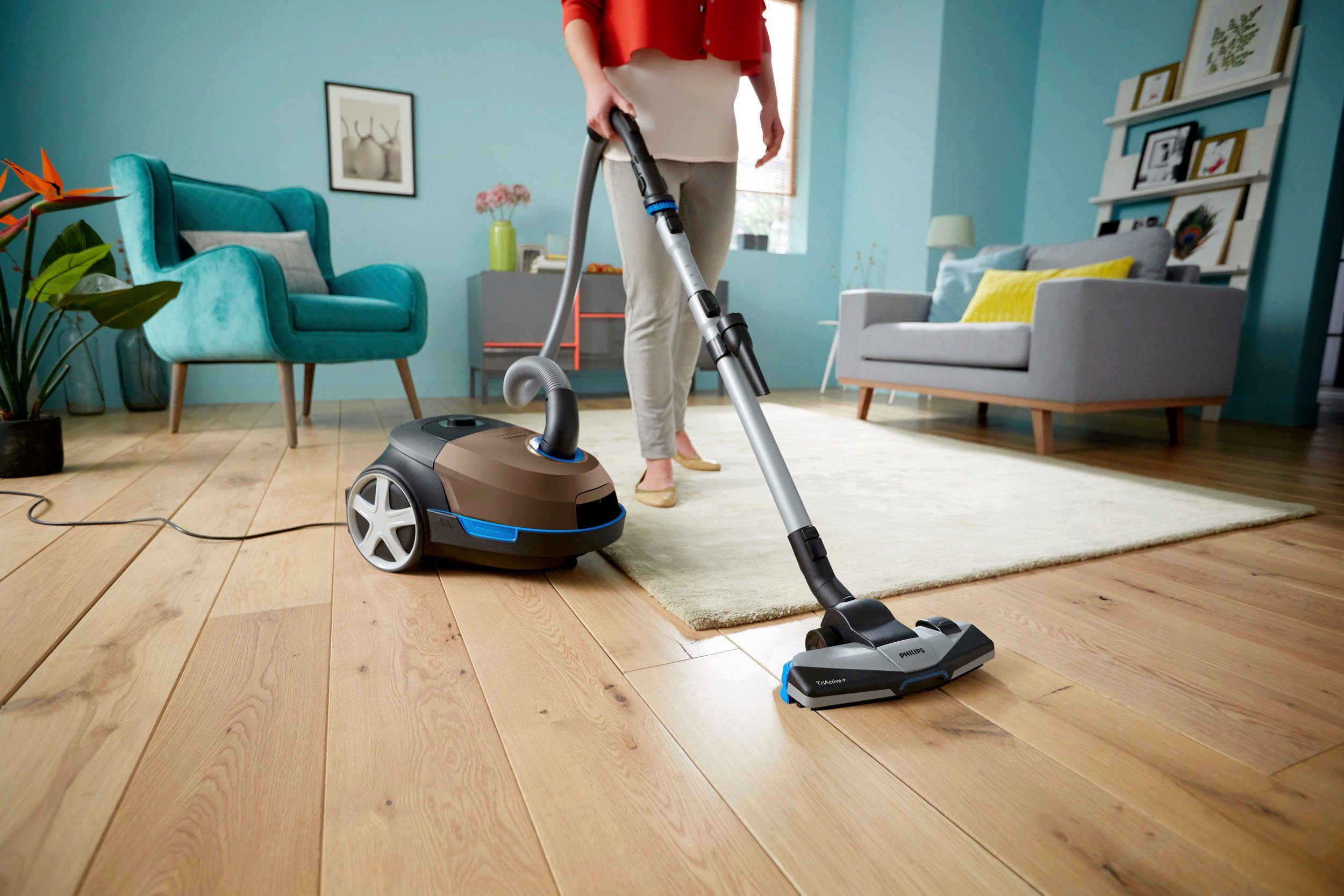 Philips Bodenstaubsauger FC8577/09, 900 W, mit Beutel