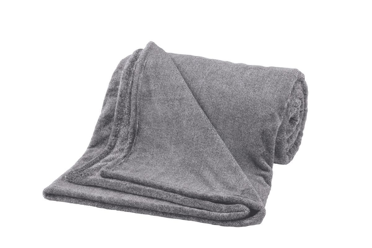 Kuscheldecke Melange bugatti Grau 160 x 220 cm