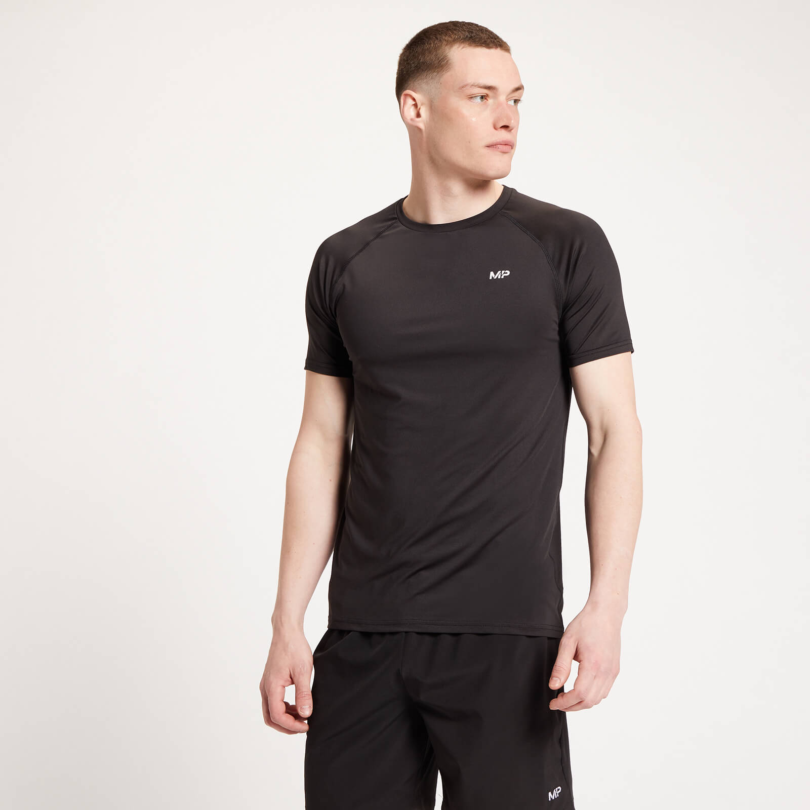 T-shirt d’entraînement MP pour hommes – Noir
