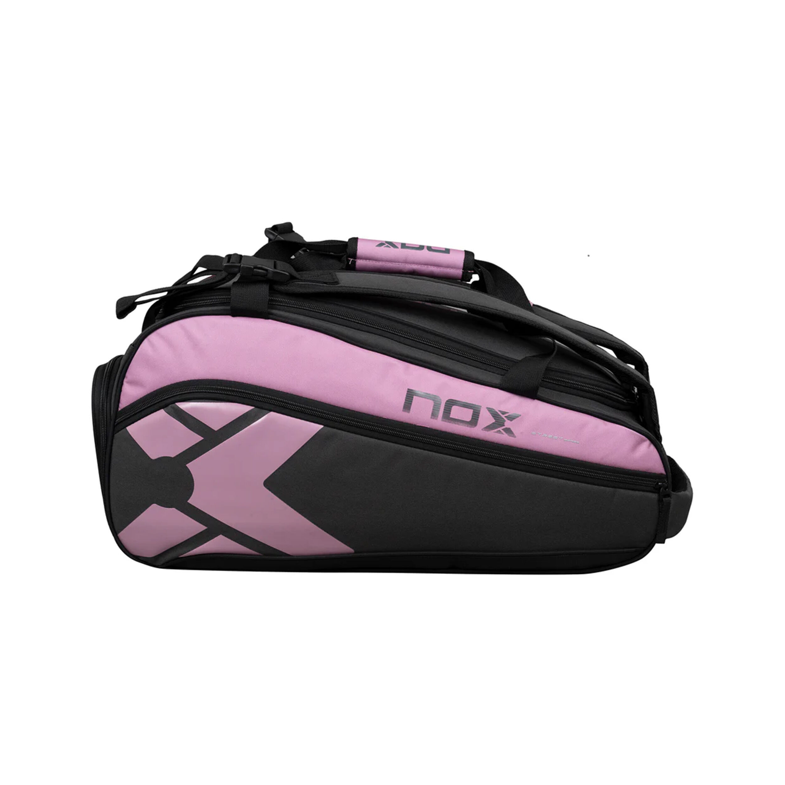 Padelschlägertasche - Grau, Pink