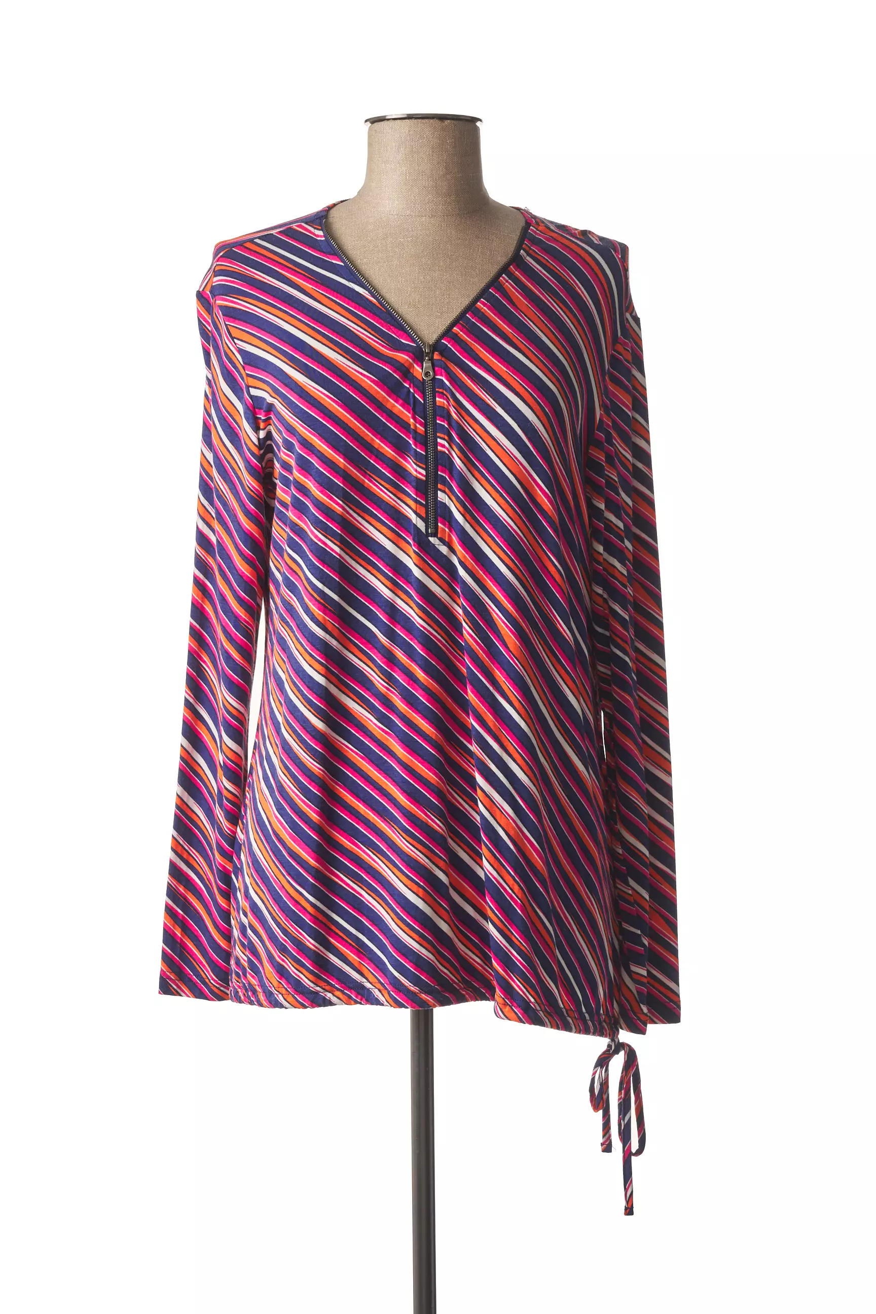 Fransa Tshirts Femme couleur bleu