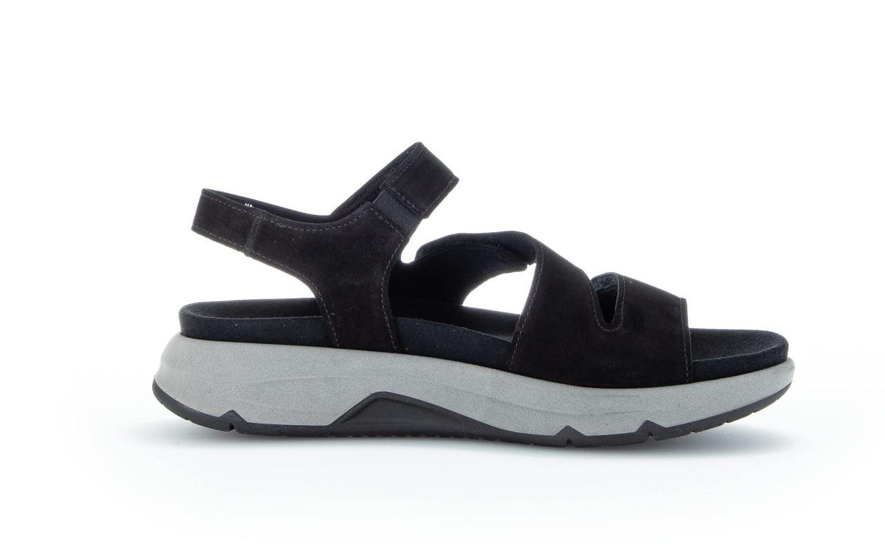 GABOR Komfort Sandalen schwarz