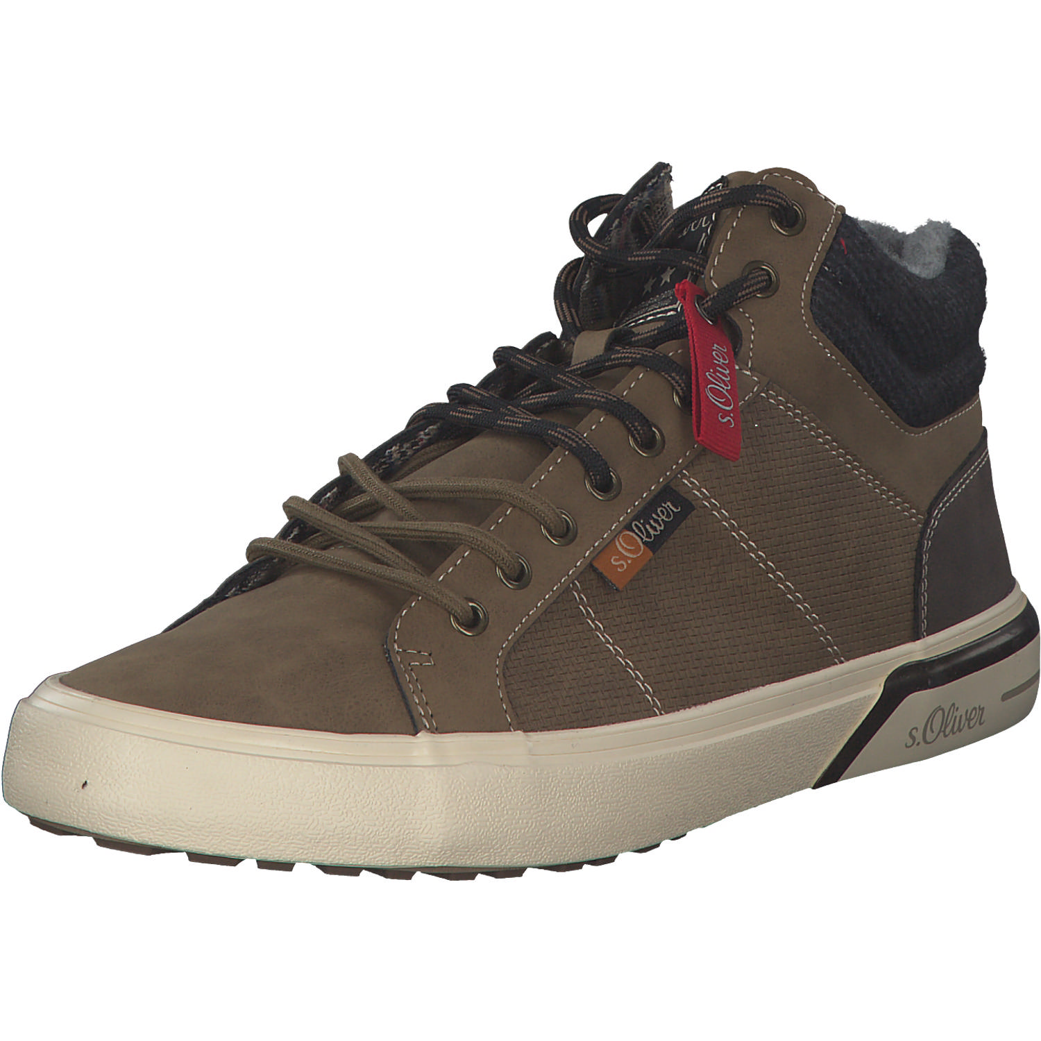 s. Oliver 15224, Sneakers High, Herren, brown
