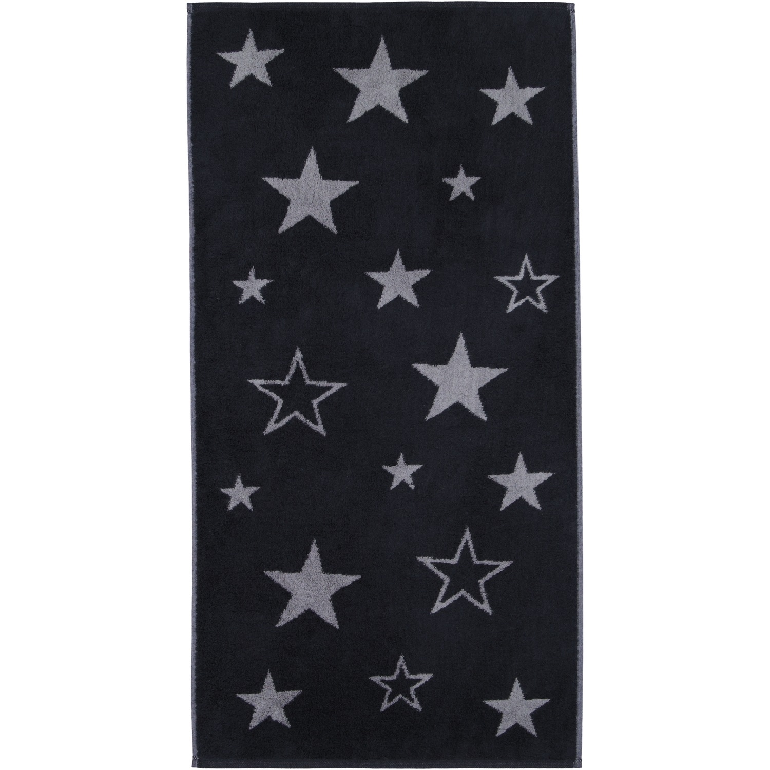 Cawö Handtücher Christmas Edition Sterne 792 schwarz - 90