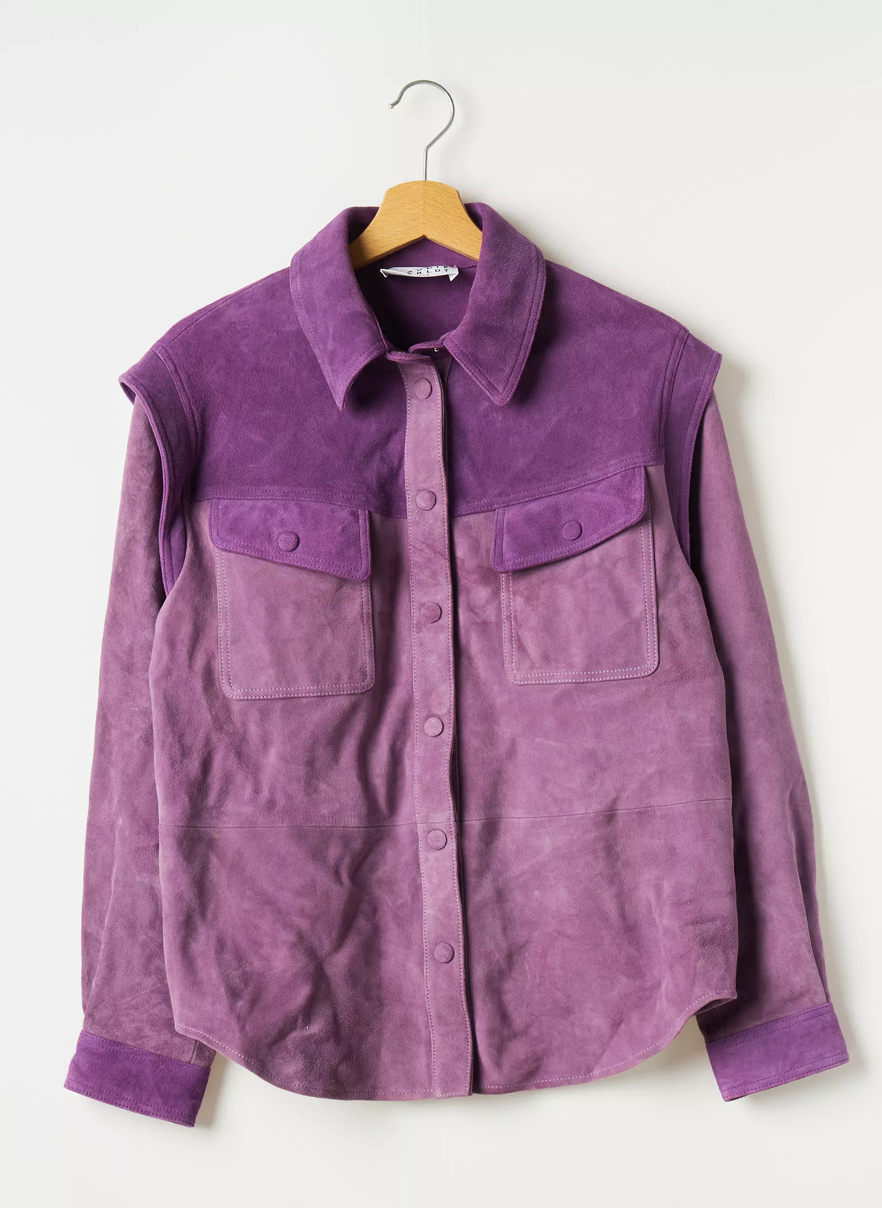 Claudie Pierlot Vestesimilicuir Femme couleur violet