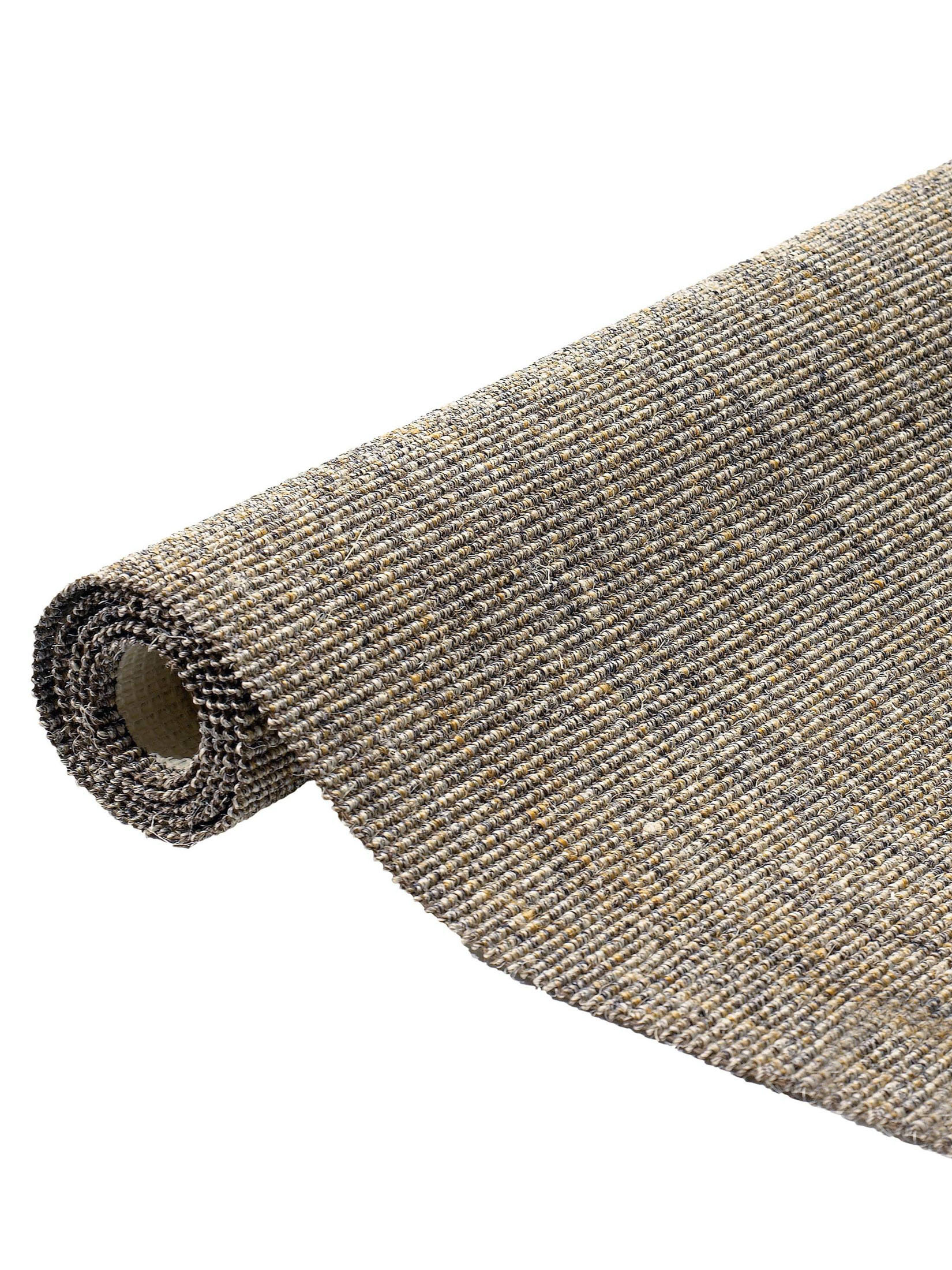 Boucle Strong Sisal-Läufer, Grau/Braun 84