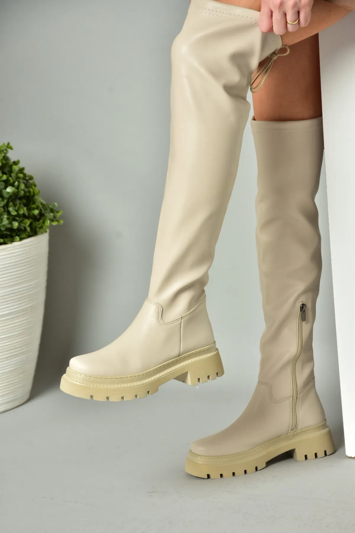 Fox Shoes  Hautdicke Sohlen-Laptop-Damenstiefel N404002009