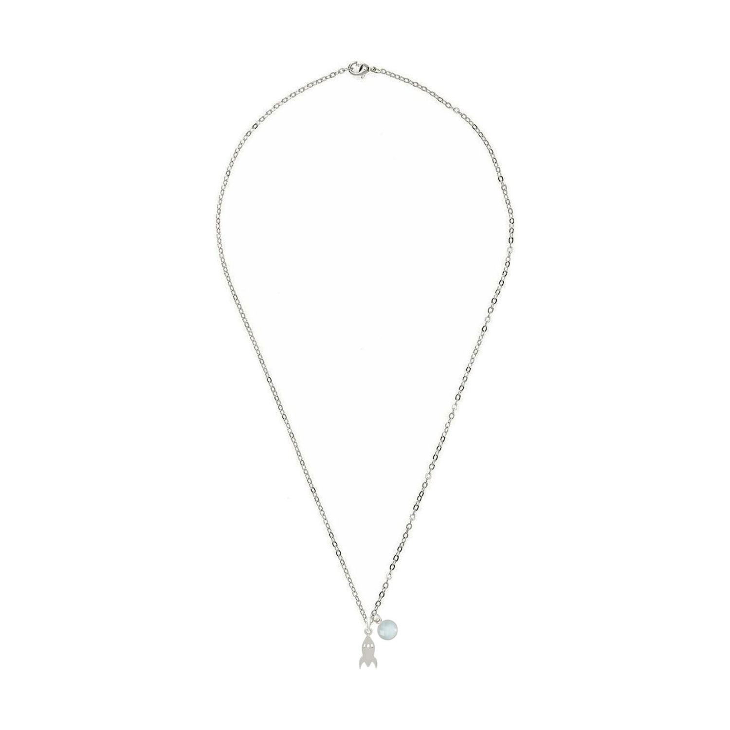 Kette mit Anhänger 'RAKETE Chalcedon'