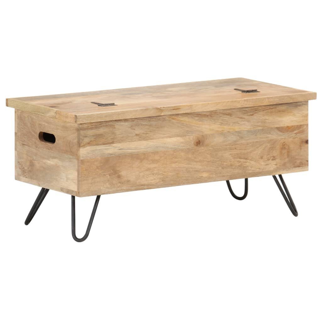 vidaXL Aufbewahrungsbox Truhe 90x40x45 cm Mango Massivholz