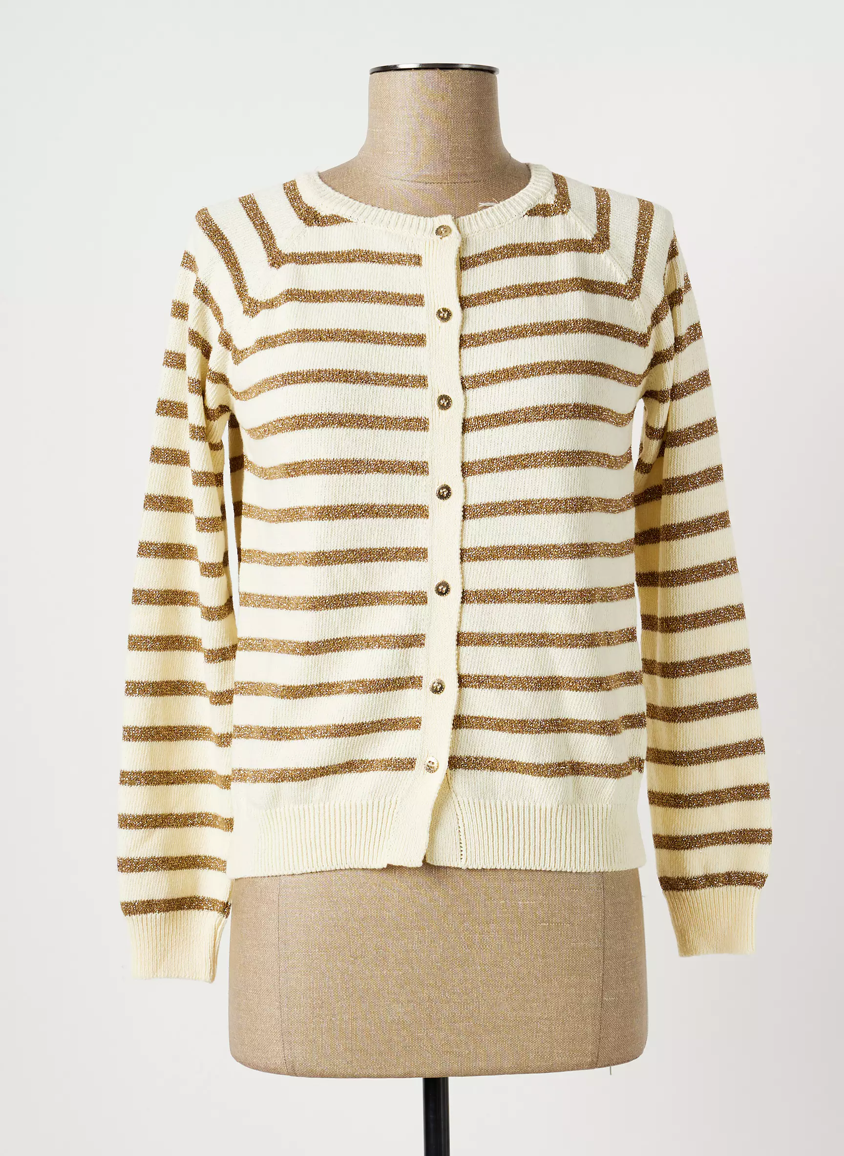 La Fee Maraboutee Cardigans Femme couleur beige