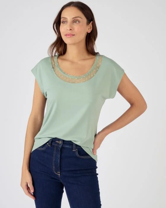 T-shirt Thermol'love tulle plumetis
