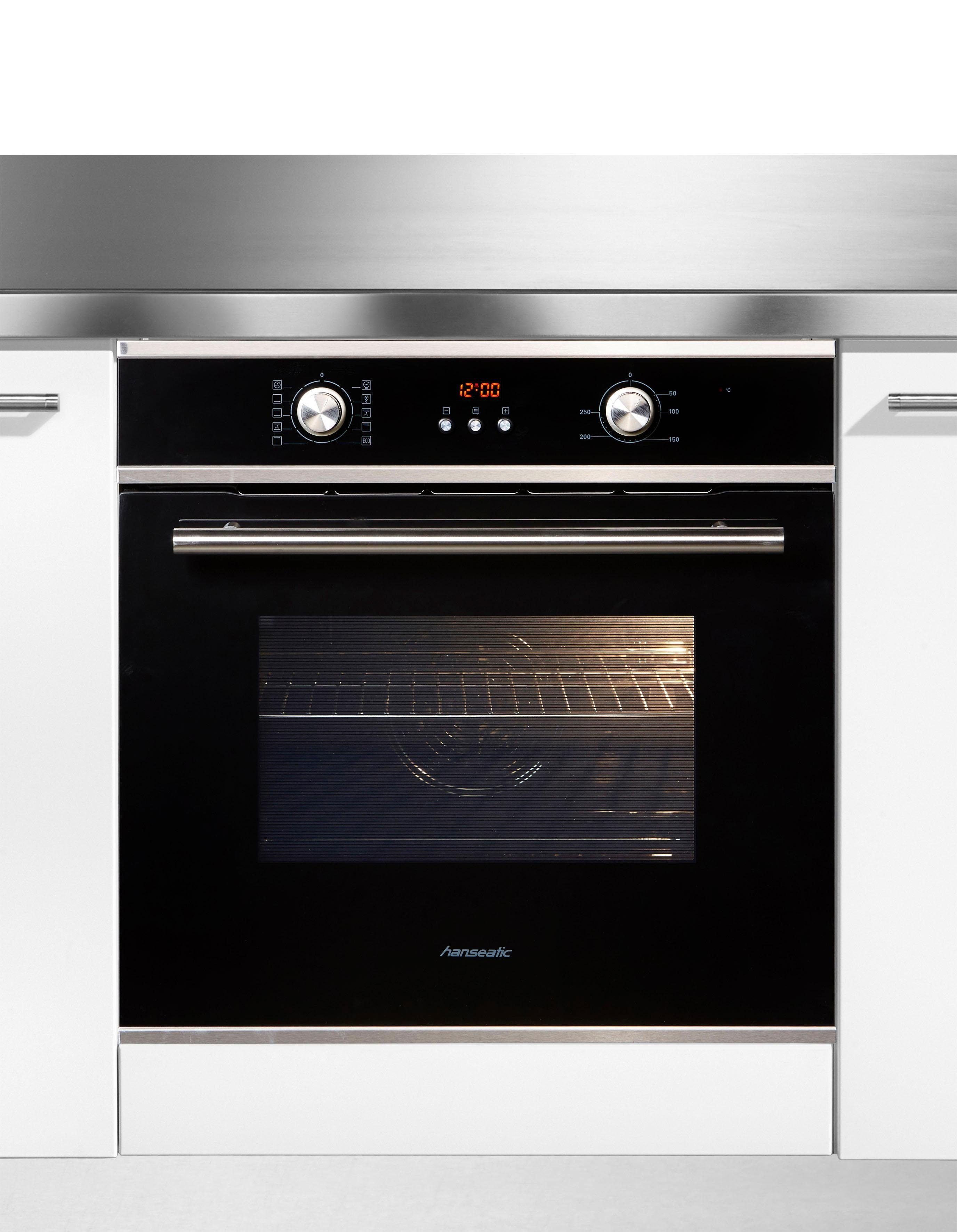Hanseatic Einbaubackofen 65M90D0-E11319G, mit Auftaufunktion