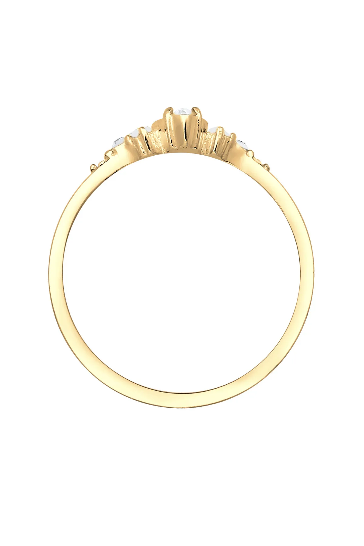 ELLI  Ring - Goldfarben - Glass