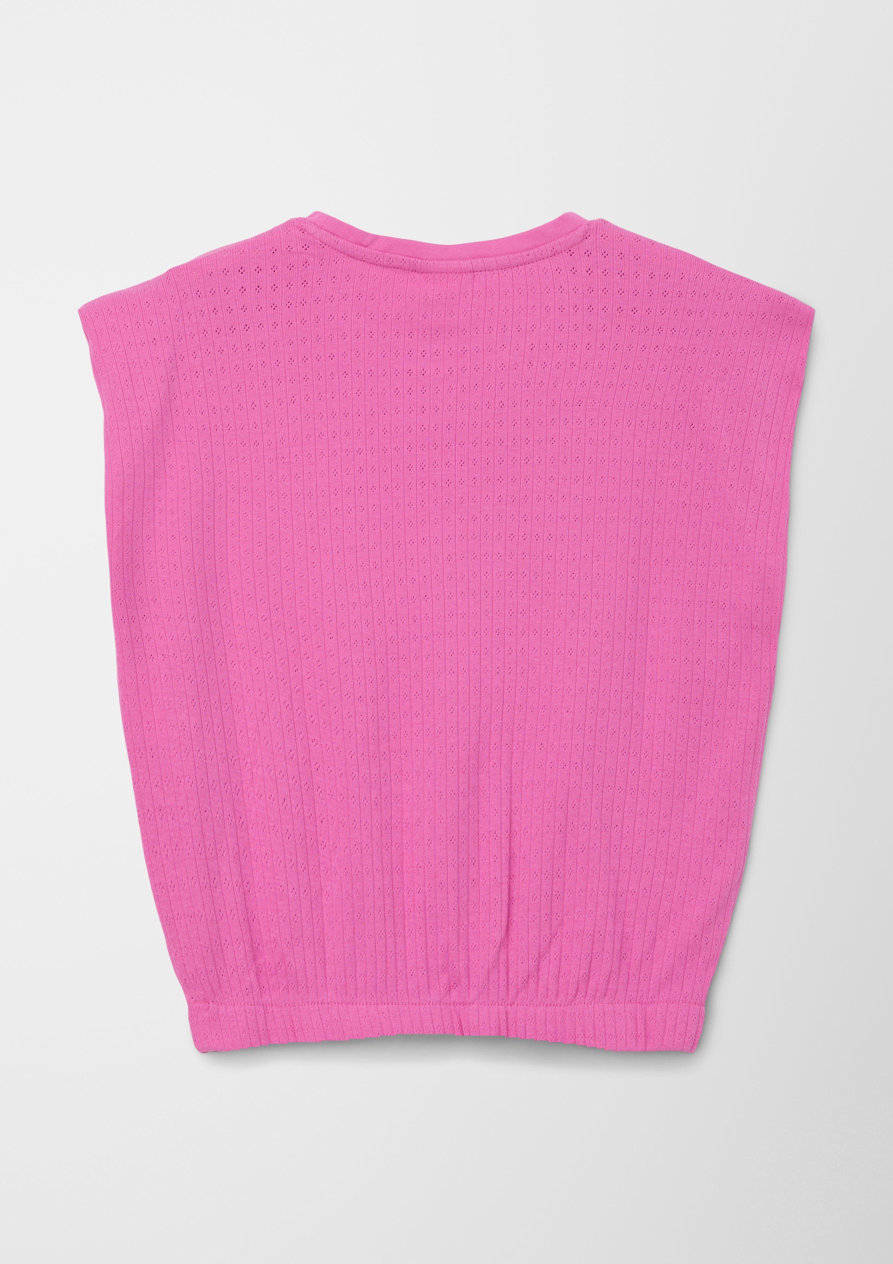 Strickshirt mit Ajourmuster  2128029-4451
