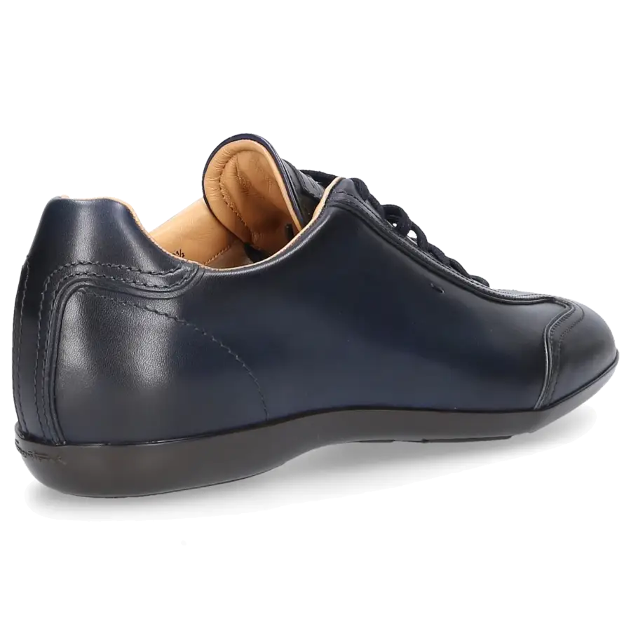 Santoni - Sneaker low AMG Kalbsleder - blau