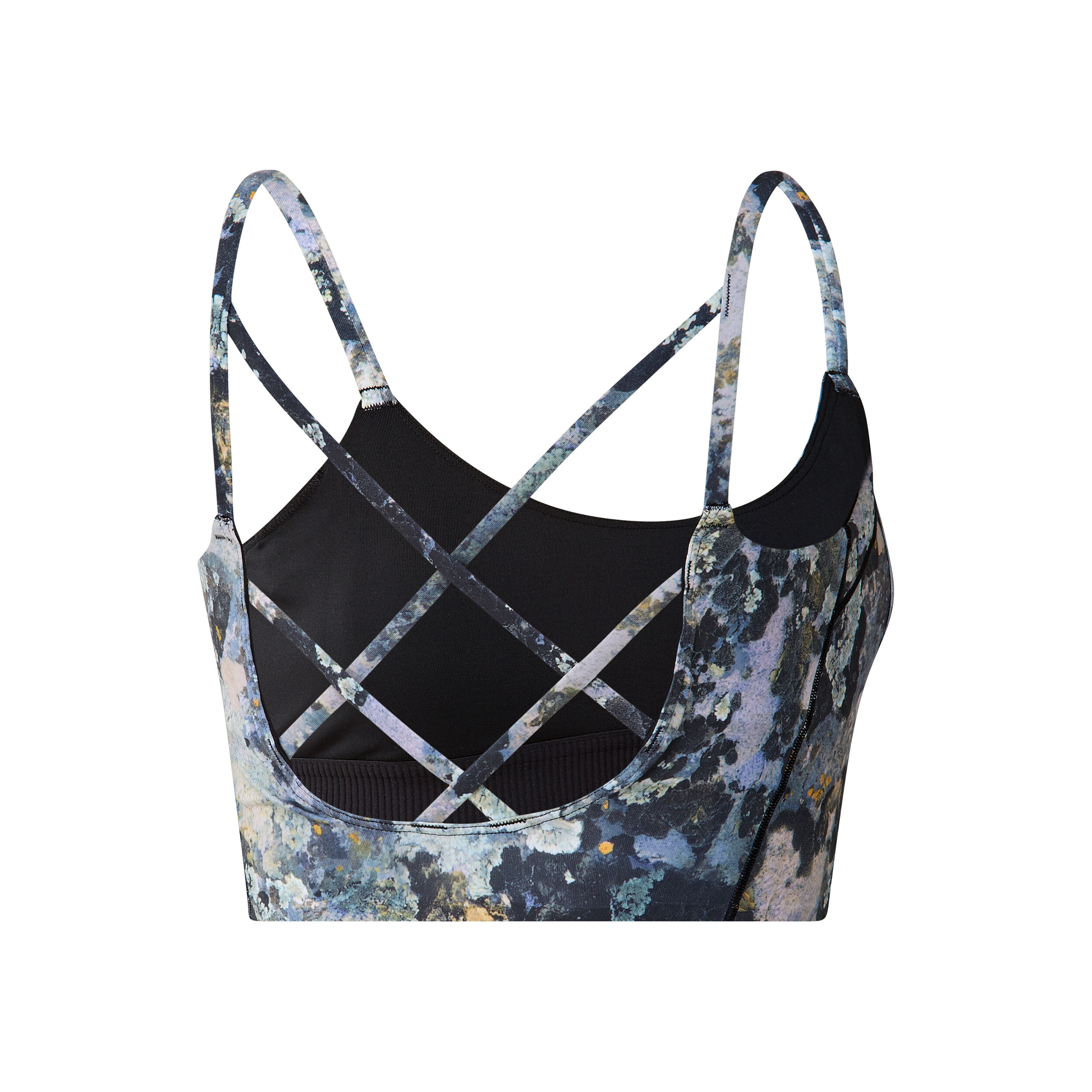 YO LL All Over Print Sport-BH Damen - Mehrfarbig