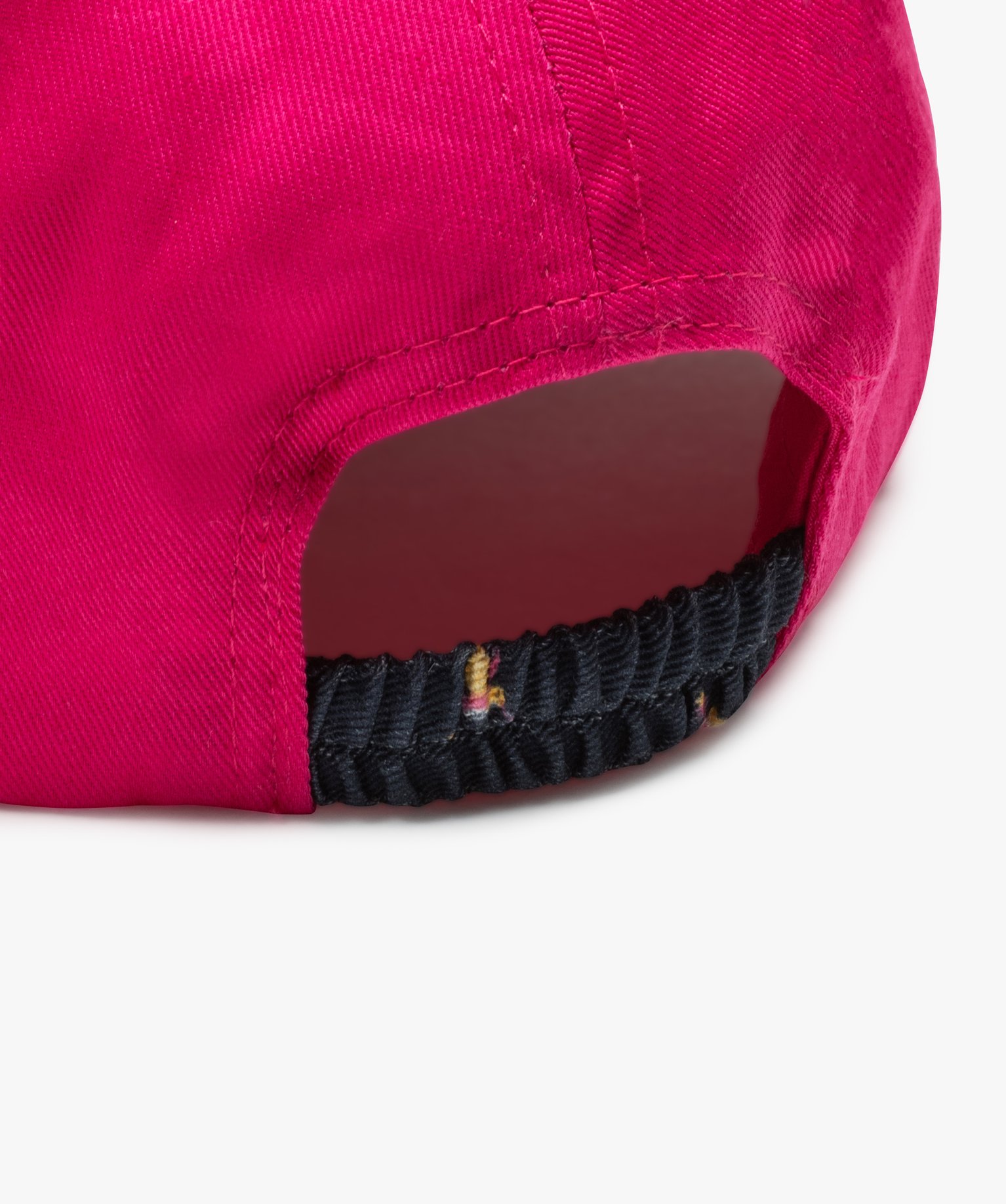 Casquette fille à visière imprimée oiseaux rose fonce | GEMO