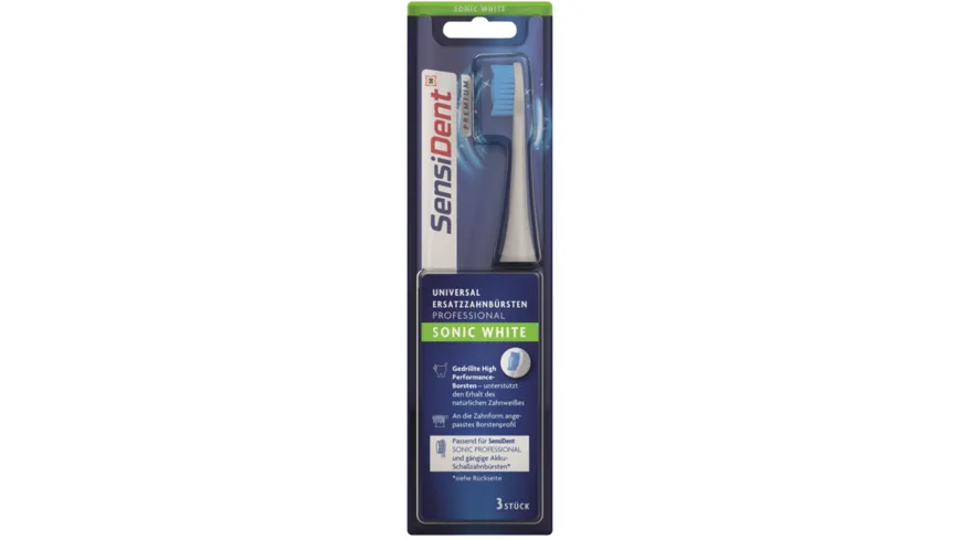 SensiDent Aufsteckbürsten Premium Sonic White