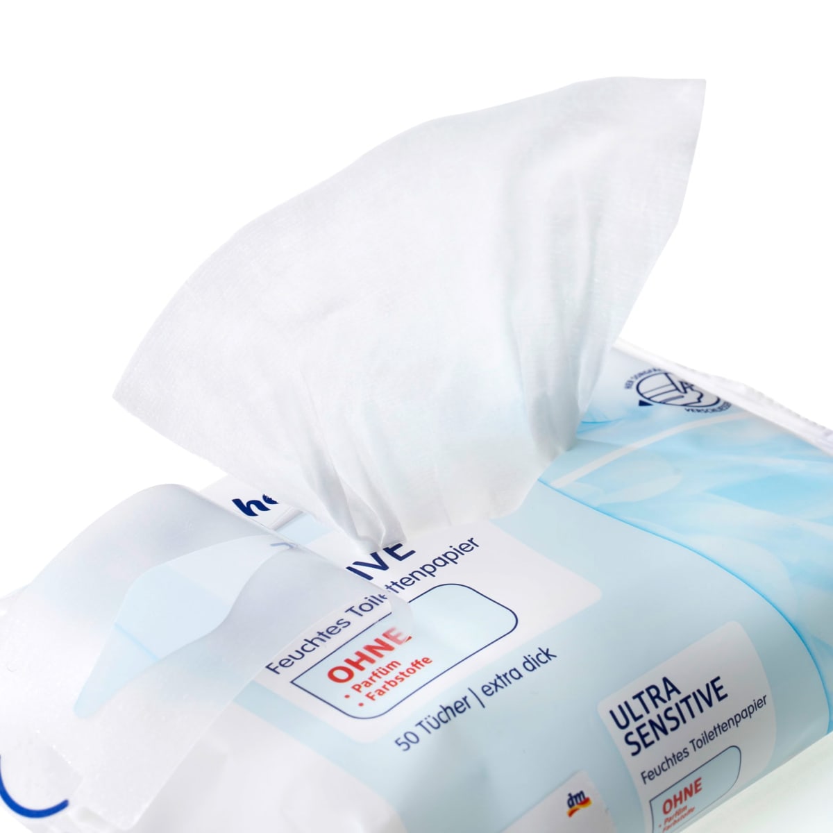 Feuchtes Toilettenpapier Ultra Sensitive, 50 St