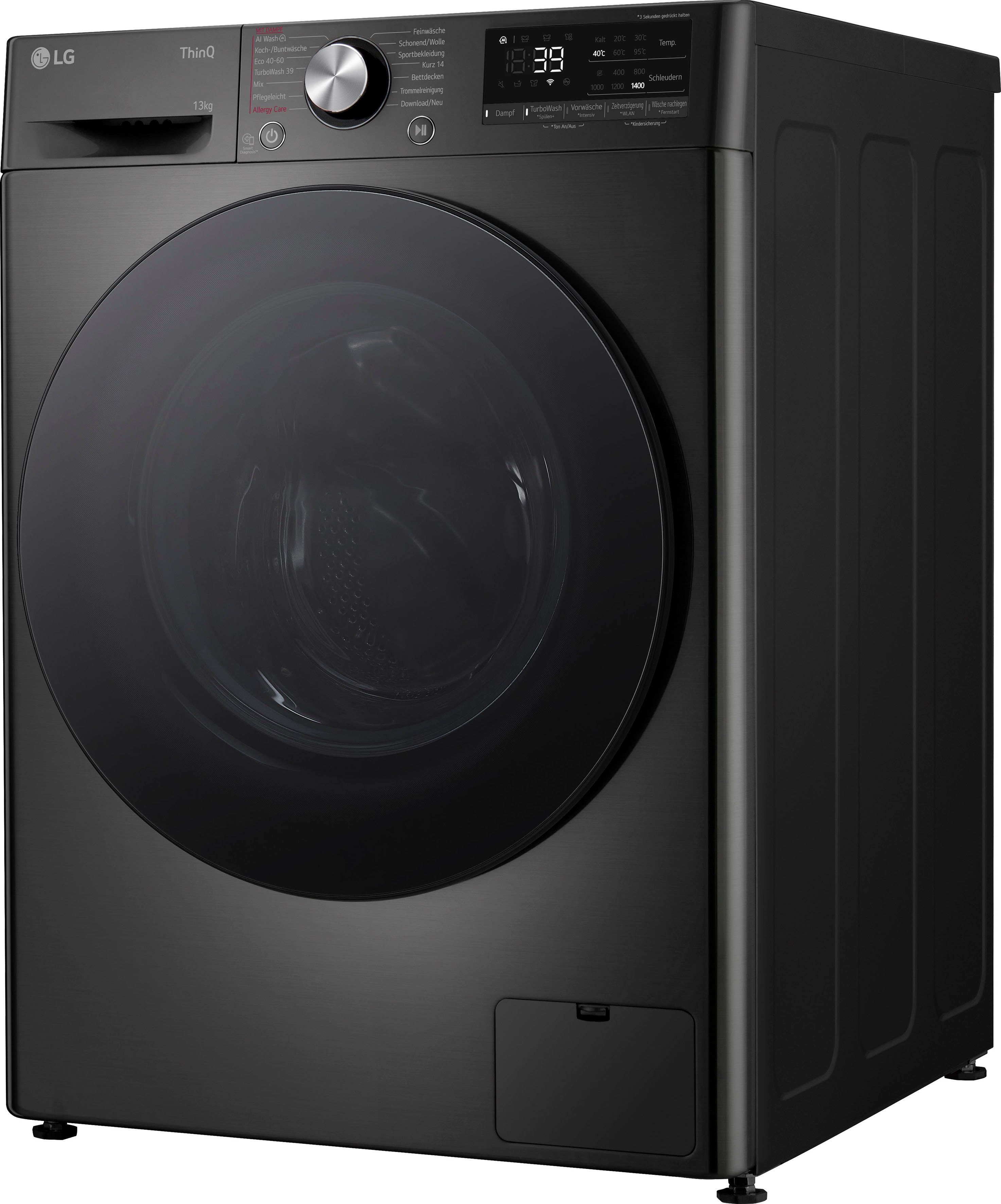 LG Waschmaschine Serie 7 F4WR703YB, 13 kg, 1400 U/min