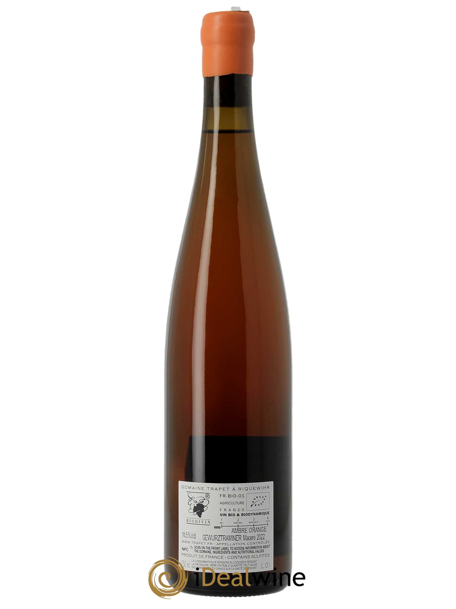 Gewurztraminer Ambre Domaine Trapet  2022 - Lot de 1 Bouteille