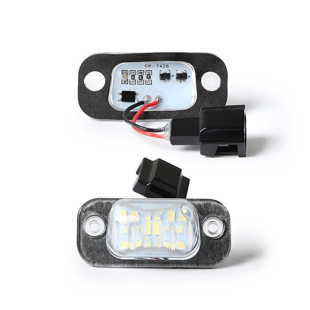 LLCTOOLS Rückleuchte LED Kennzeichenbeleuchtung für VW Golf 3 Polo 6N Seat Ibiza Cordoba, LED fest integriert